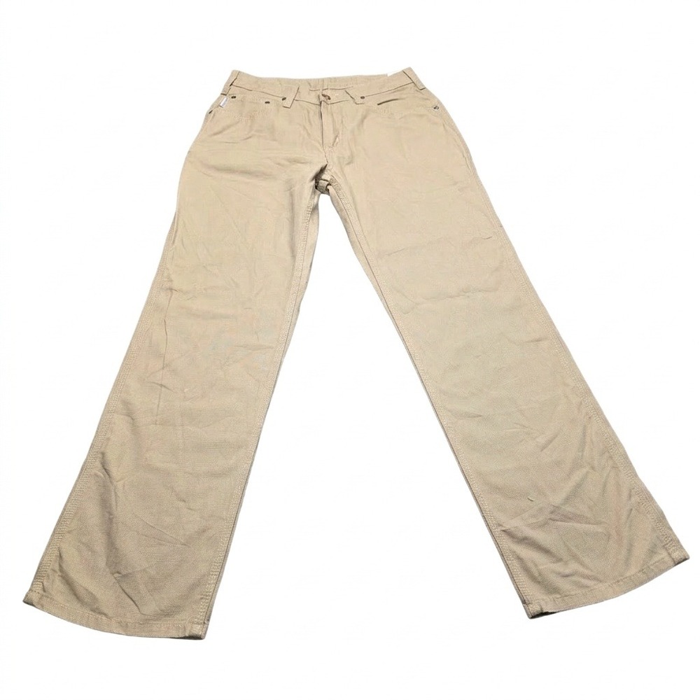 Vtg 2009 Carhartt Women's 8x30 Carpenter Pants NWT Golden Khaki Canvas WB159 GKH